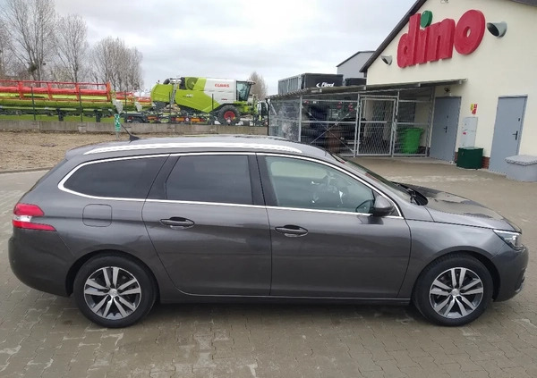 Peugeot 308 cena 58900 przebieg: 43800, rok produkcji 2020 z Września małe 172